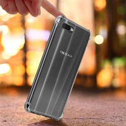 OO LALA JI oppo a5s | oppo f9 pro | oppo f9 transparent back cover (corner protection with air cushion technology) - Transparent