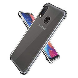 OO LALA JI  Samsung Galaxy M20 Bumper Case 12D Transparent Cover (Corner Protection with Air Cushion Technology) - Transparent