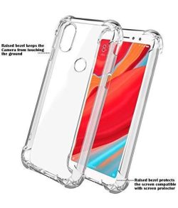 OO LALA JI Mobile Back Cover Compatible for Xiaomi Redmnti Y2 | Shockproof Flexible Protective TPU Bumper Back Case Cover for Mi Y2- Transparet