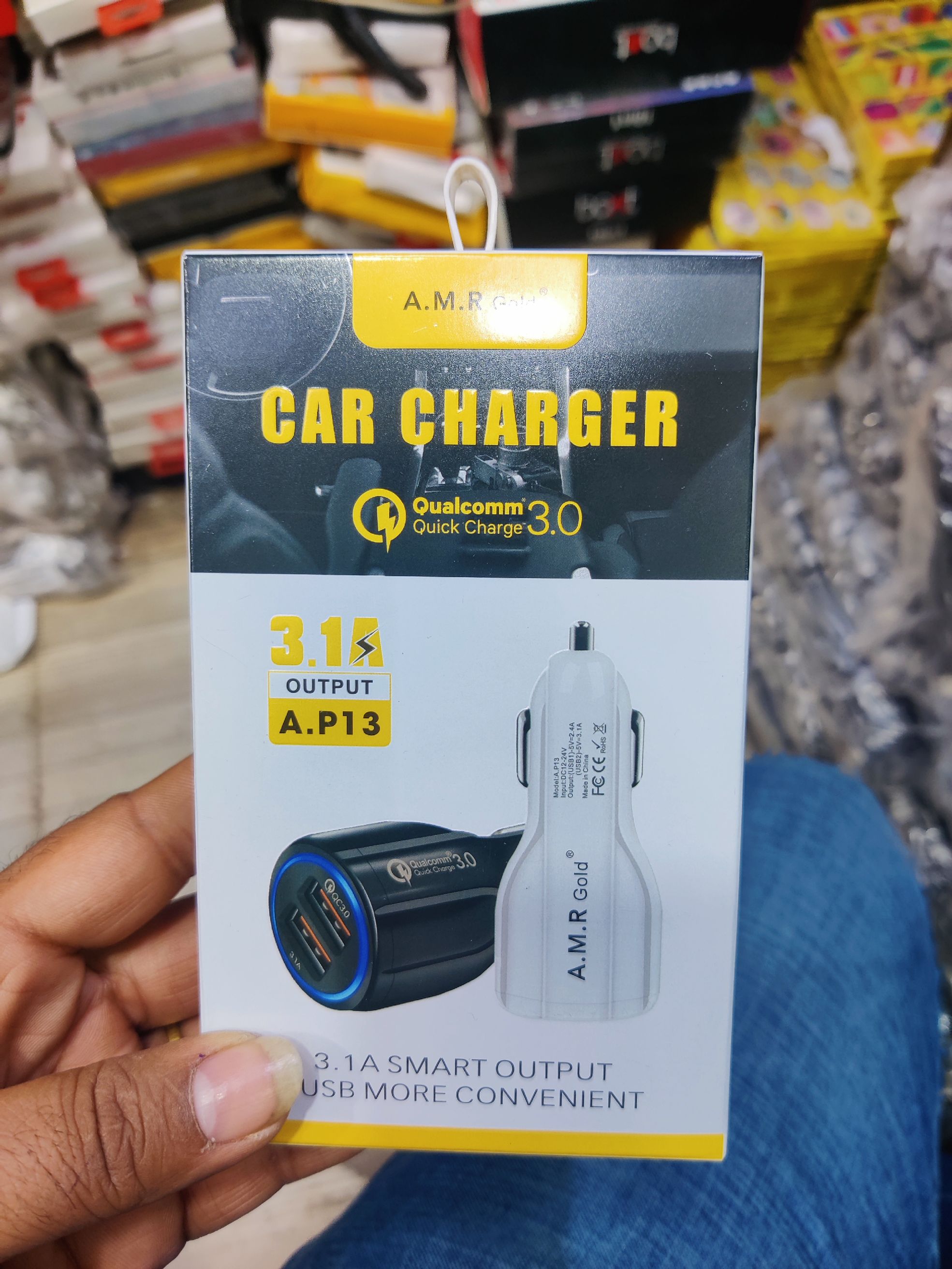 car charger with data cable