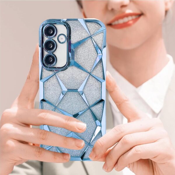 For Samsung Galaxy A55 5G Back Cover Diamond Cut Case New - Image 8