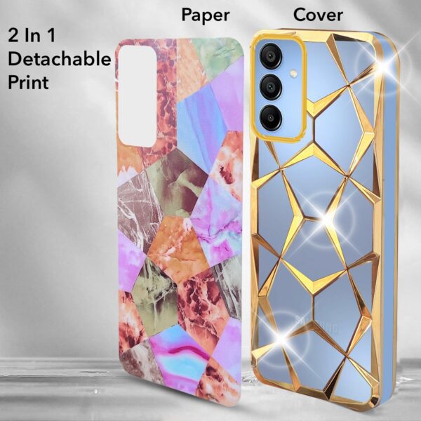 For Samsung Galaxy A15 5G Core Back Cover Diamond Cut Case New - Image 4