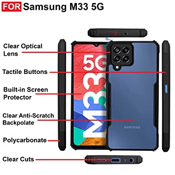 M33-4.jpg OO LALA JI For Samsung Galaxy M33 5G Back Cover Eagle New - Image 1