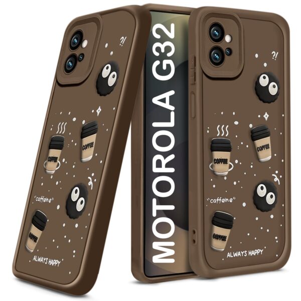 For Motorola Moto G32 5G Back Cover Girlish Coffee Case New - Image 6