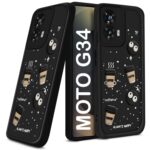 For Motorola Moto G34 Back Cover Girlish Coffee Case New