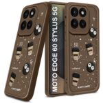 For Motorola Moto Edge 60 Stylus 5G Back Cover Girlish Coffee Case New