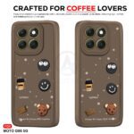 For Motorola Moto G86 5G Back Cover Girlish Coffee Case New - Image 3