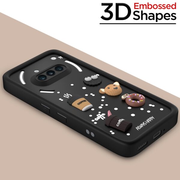 For Nothing Phone 3A Back Cover Girlish Coffee Case New - Image 8