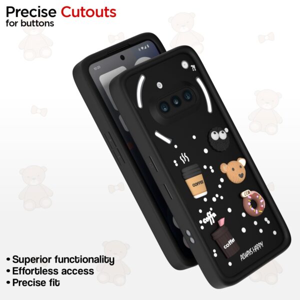 For Nothing Phone 3A Back Cover Girlish Coffee Case New - Image 7