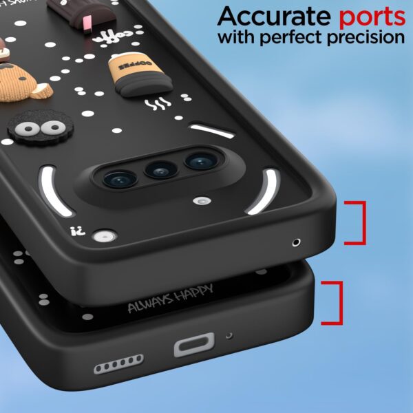 For Nothing Phone 3A Back Cover Girlish Coffee Case New - Image 6