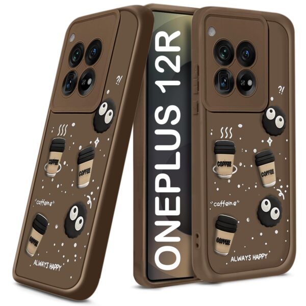 For OnePlus 12R 5G Back Cover Girlish Coffee Case New - Image 2