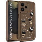 For OnePlus Nord CE 3 Lite 5G Back Cover Girlish Coffee Case New