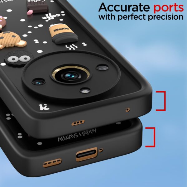 For Realme 11 Pro Back Cover Girlish Coffee Case New - Image 4