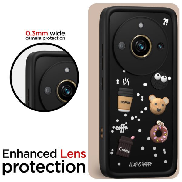 For Realme 11 Pro Back Cover Girlish Coffee Case New - Image 5