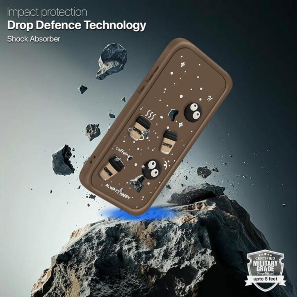 For Realme 11X 5G Back Cover Girlish Coffee Case New - Image 4