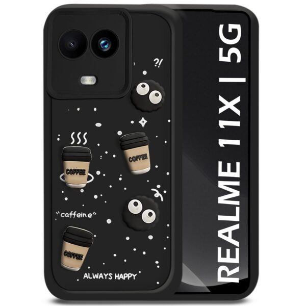 For Realme 11X 5G Back Cover Girlish Coffee Case New - Image 6