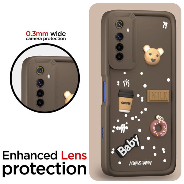 For Realme 6 Back Cover Girlish Coffee Case New - Image 4