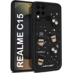 For Realme C15 Back Cover Girlish Coffee Case New