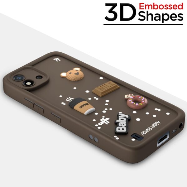 For Realme C20 Back Cover Girlish Coffee Case New - Image 7