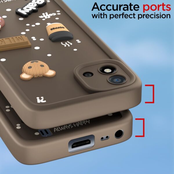 For Realme C20 Back Cover Girlish Coffee Case New - Image 8