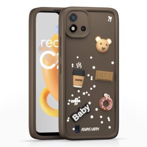 Realme C20 Back Cover Girlish Coffee