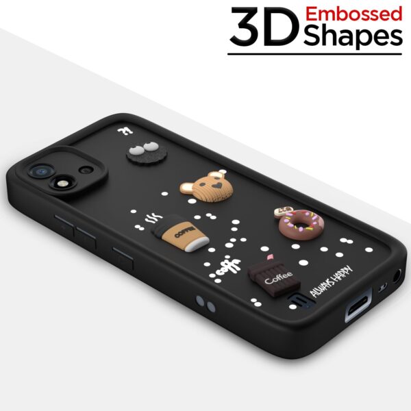 For Realme C20 Back Cover Girlish Coffee Case New - Image 3