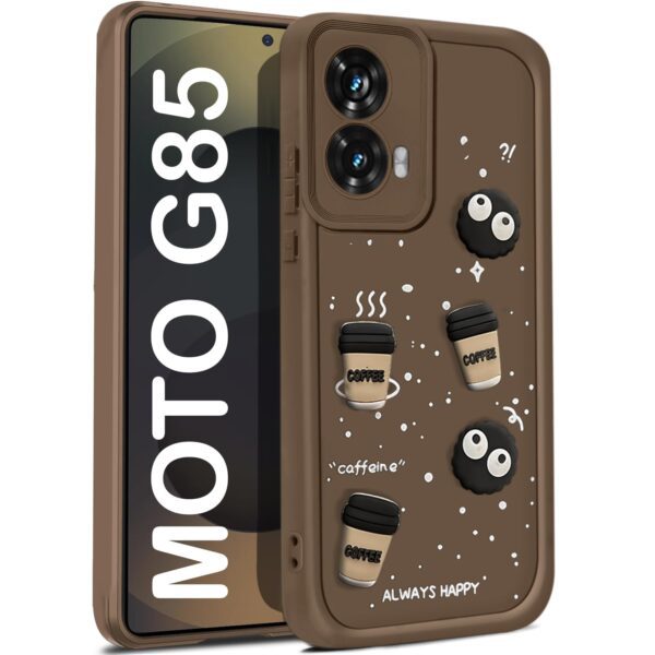 For Motorola Moto G85 5G Back Cover Girlish Coffee Case New - Image 6
