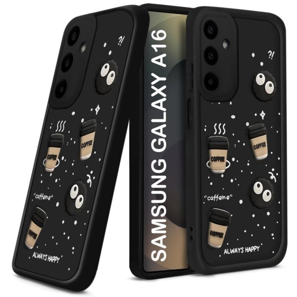 For Samsung Galaxy A16 5G Back Cover Girlish Coffee Case New - Image 5