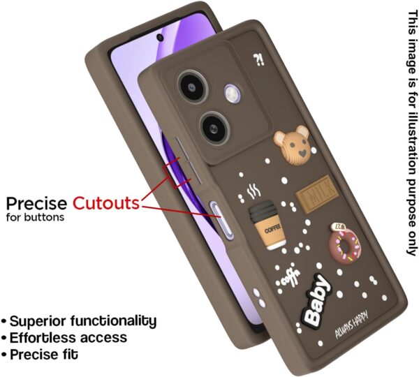 For Samsung Galaxy A17 5G Back Cover Girlish Coffee Case New - Image 7