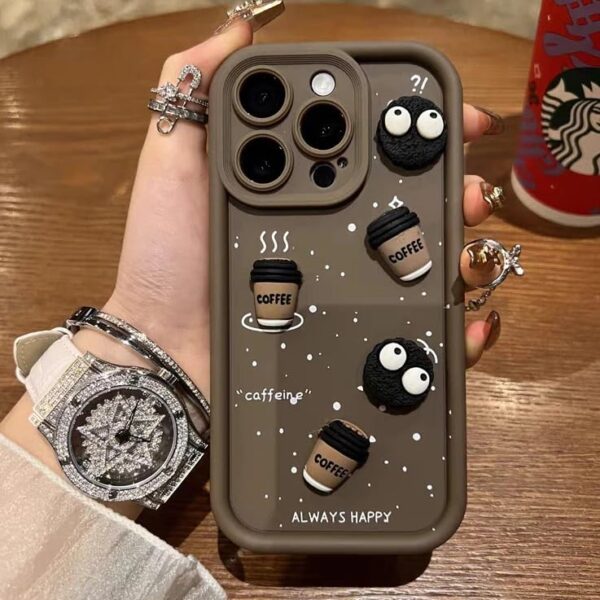 For Samsung A32 4G Back Cover Girlish Coffee Case New - Image 3