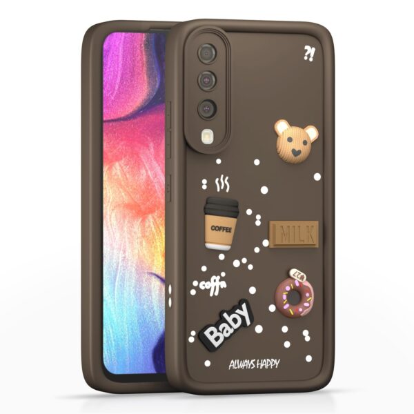 For Samsung Galaxy A50 Back Cover Girlish Coffee Case New - Image 6
