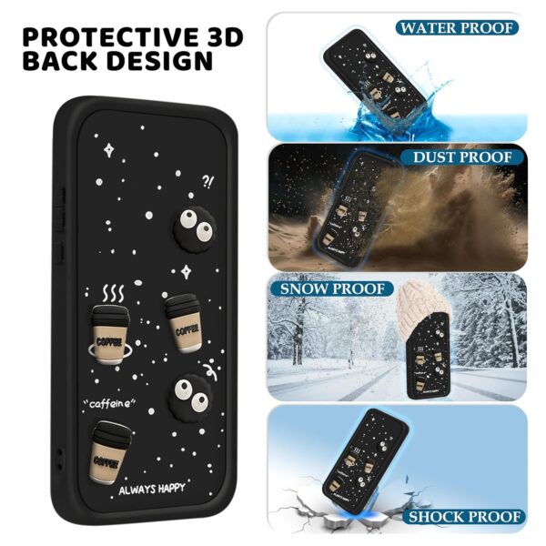 For Samsung Galaxy F15 5G Back Cover Girlish Coffee Case New - Image 4