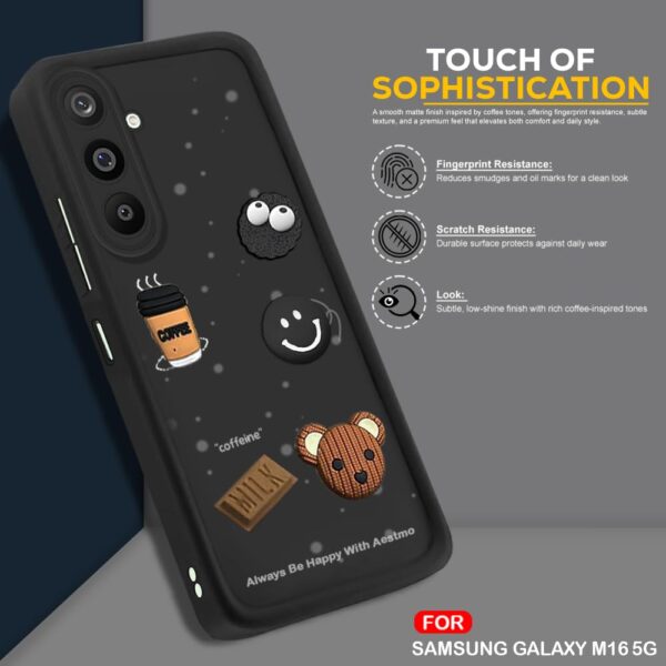 For Samsung M16 5G Back Cover Girlish Coffee Case New - Image 6