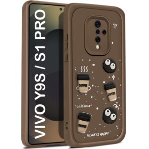 Vivo S1 PRO Back Cover Girlish Coffee