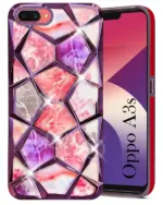 For Oppo A3S Back Cover Diamond Cut Case New - Image 4