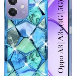 For Oppo A3X Back Cover Diamond Cut Case New