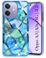 For Oppo A3X Back Cover Diamond Cut Case New