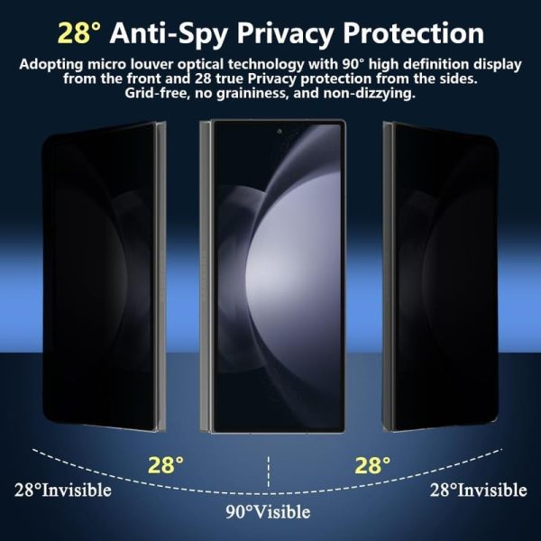 For Google Pixel 9 Pro Fold Privacy Protection Glass New - Image 6