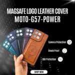 SL For Motorola Moto G57 Power Magsafe Leather Cover New - Image 9