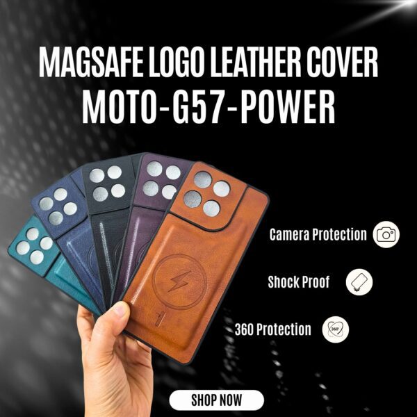 SL For Motorola Moto G57 Power Magsafe Leather Cover New - Image 9