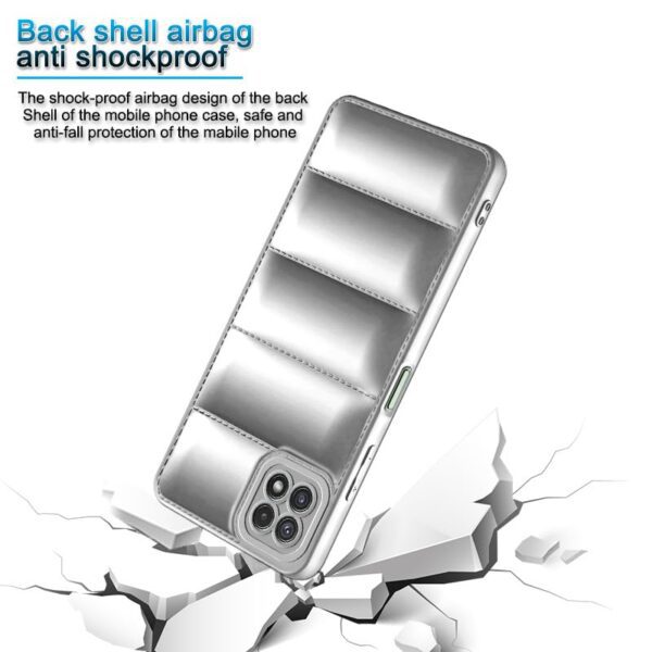 Puff For Samsung Galaxy A22 5G Back Cover Puff New White - Image 4