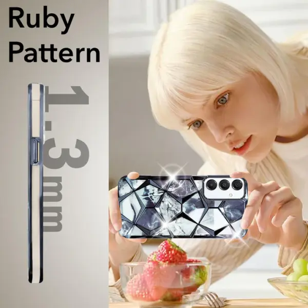 For Samsung Galaxy A16 5G Back Cover Diamond Cut Case New - Image 8