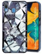 For Samsung Galaxy A20S Back Cover Diamond Cut Case New - Image 6