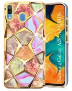 For Samsung Galaxy A20S Back Cover Diamond Cut Case New - Image 5