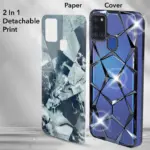 For Samsung Galaxy A21S Back Cover Diamond Cut Case New - Image 14