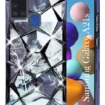 For Samsung Galaxy A21S Back Cover Diamond Cut Case New