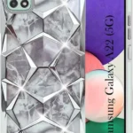 For Samsung Galaxy A22 5G Back Cover Diamond Cut Case New