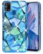 For Samsung Galaxy M31 Back Cover Diamond Cut Case New - Image 9