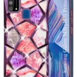 For Samsung Galaxy M31 Back Cover Diamond Cut Case New