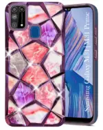 For Samsung Galaxy M31 Back Cover Diamond Cut Case New